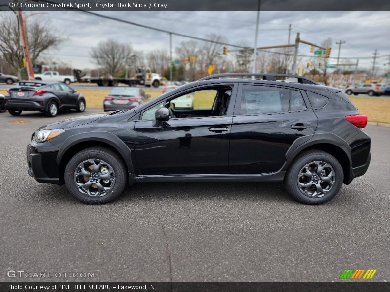 Crystal Black Silica / Gray 2023 Subaru Crosstrek Sport