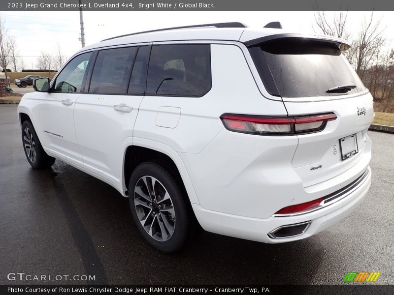 Bright White / Global Black 2023 Jeep Grand Cherokee L Overland 4x4