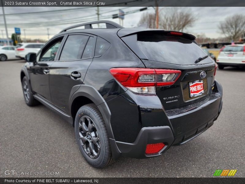 Crystal Black Silica / Gray 2023 Subaru Crosstrek Sport