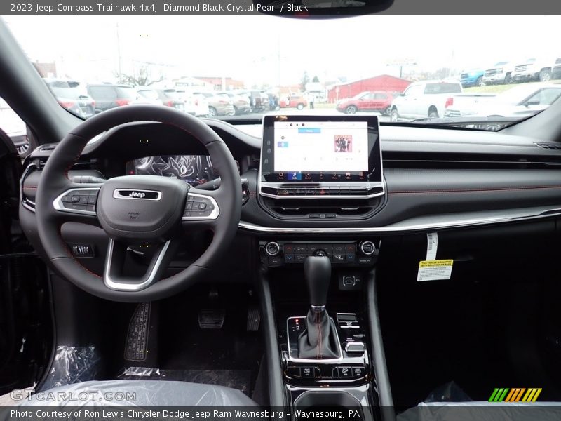 Dashboard of 2023 Compass Trailhawk 4x4