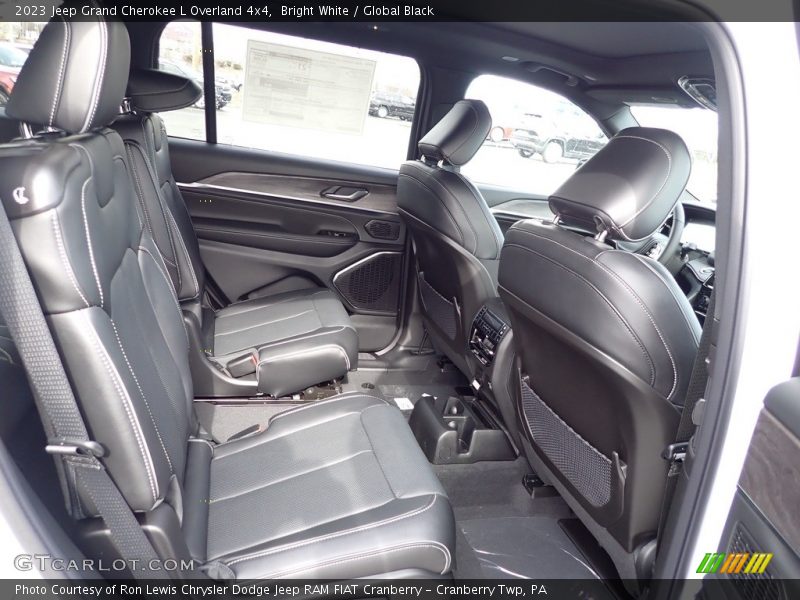 Bright White / Global Black 2023 Jeep Grand Cherokee L Overland 4x4