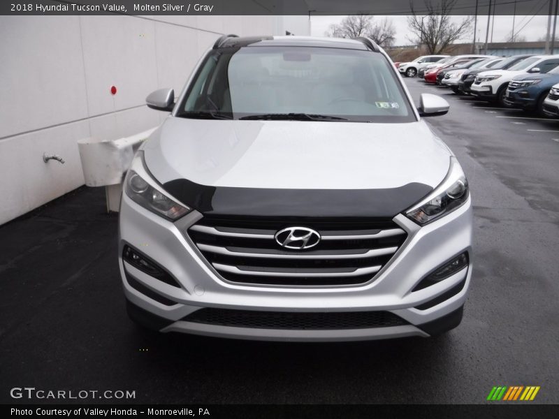 Molten Silver / Gray 2018 Hyundai Tucson Value