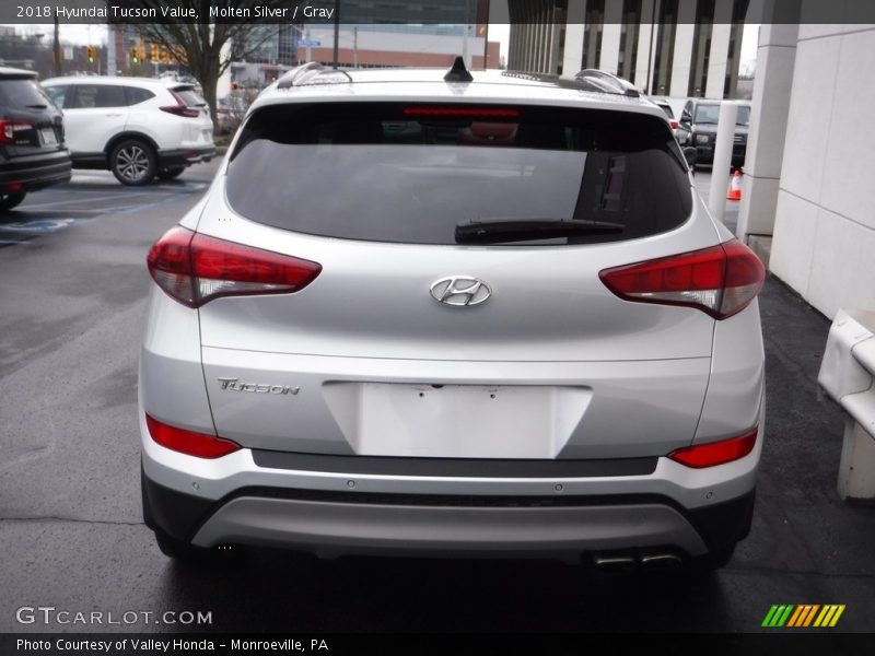 Molten Silver / Gray 2018 Hyundai Tucson Value
