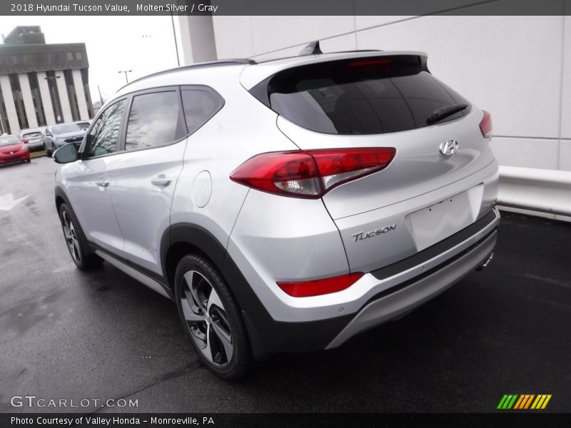 Molten Silver / Gray 2018 Hyundai Tucson Value