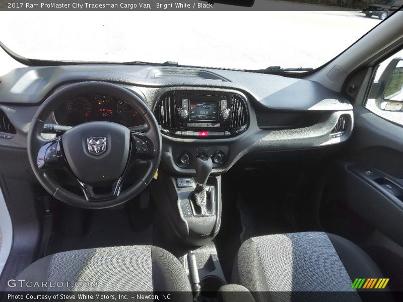 Bright White / Black 2017 Ram ProMaster City Tradesman Cargo Van