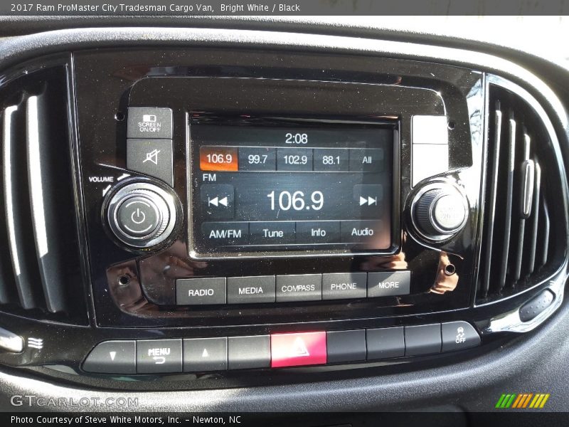 Bright White / Black 2017 Ram ProMaster City Tradesman Cargo Van