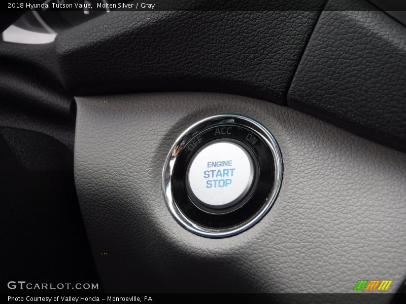 Molten Silver / Gray 2018 Hyundai Tucson Value