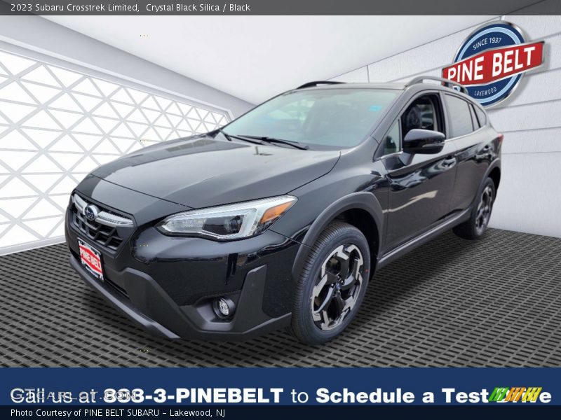 Crystal Black Silica / Black 2023 Subaru Crosstrek Limited