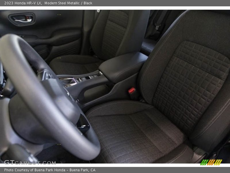 Modern Steel Metallic / Black 2023 Honda HR-V LX