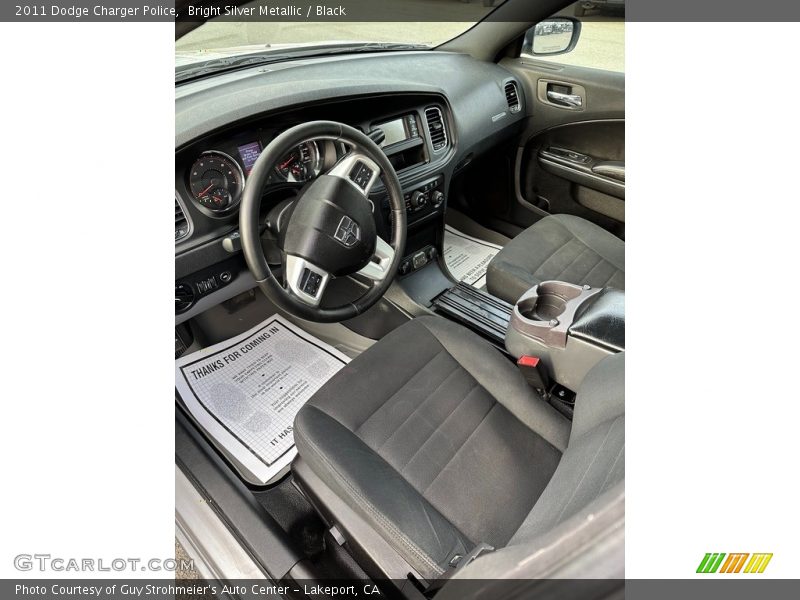  2011 Charger Police Black Interior