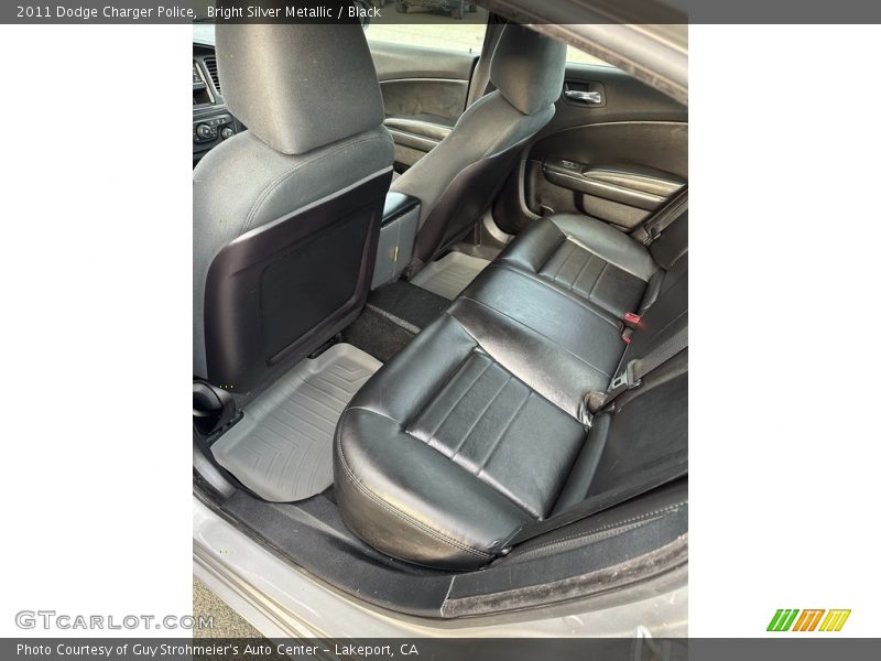 Rear Seat of 2011 Charger Police