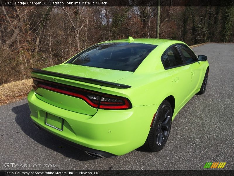 Sublime Metallic / Black 2023 Dodge Charger SXT Blacktop