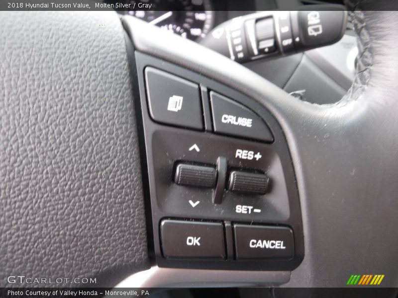 Molten Silver / Gray 2018 Hyundai Tucson Value