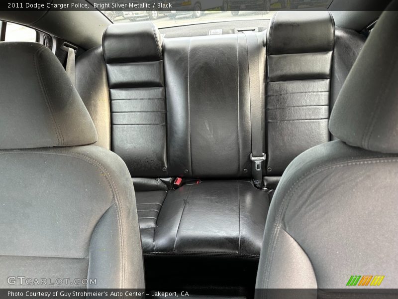 Rear Seat of 2011 Charger Police