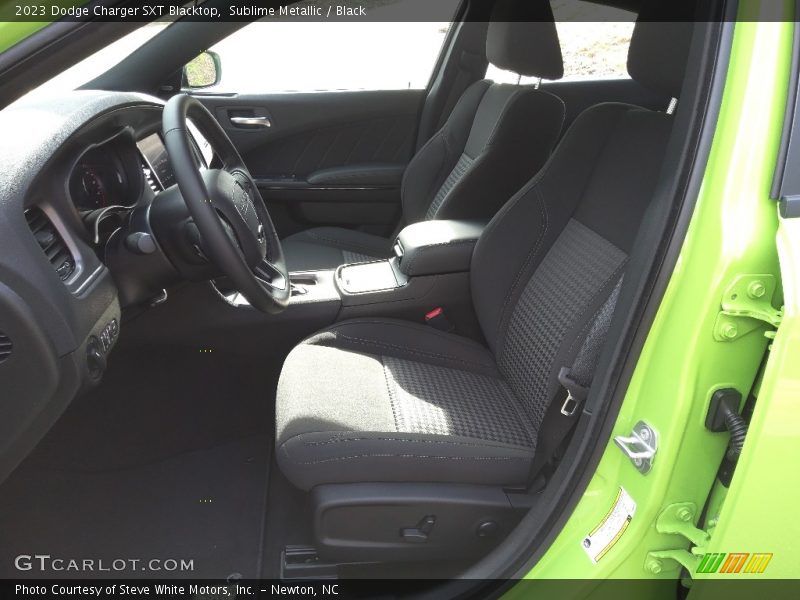 Front Seat of 2023 Charger SXT Blacktop