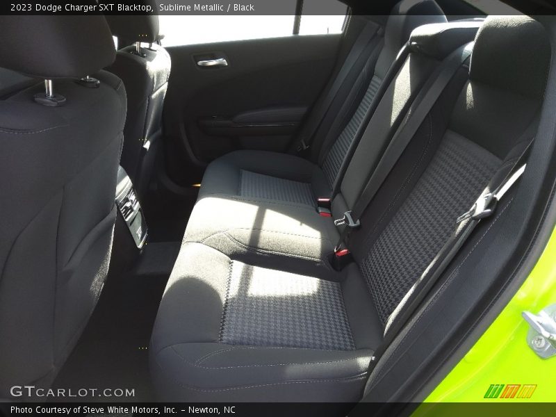 Rear Seat of 2023 Charger SXT Blacktop