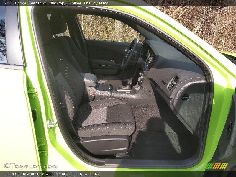 Front Seat of 2023 Charger SXT Blacktop