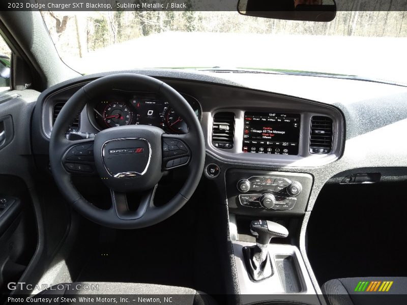 Dashboard of 2023 Charger SXT Blacktop