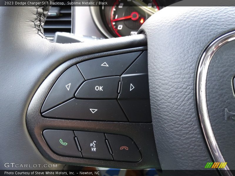  2023 Charger SXT Blacktop Steering Wheel