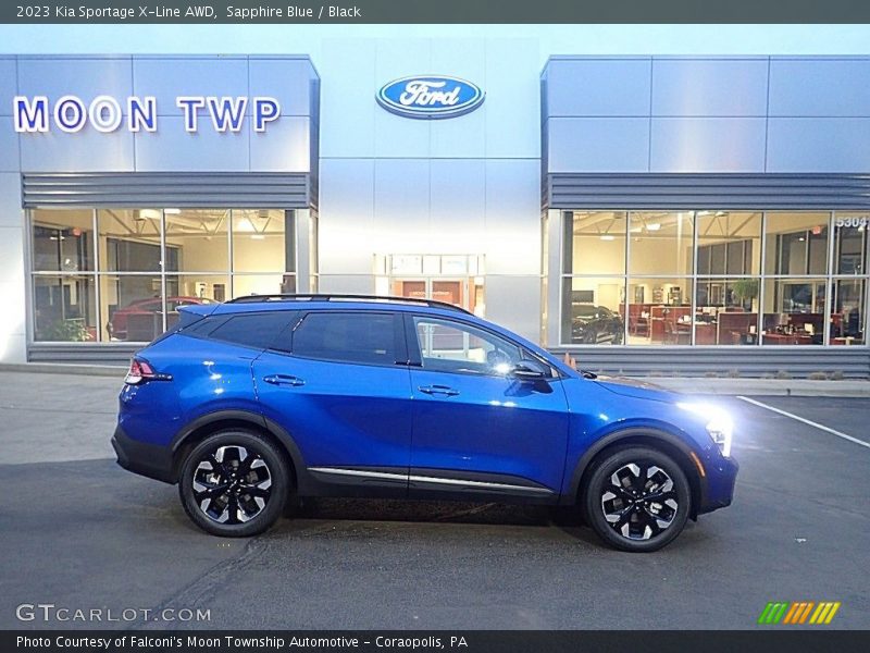 Sapphire Blue / Black 2023 Kia Sportage X-Line AWD