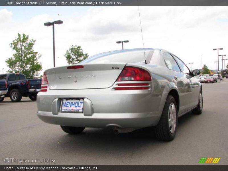 Satin Jade Pearlcoat / Dark Slate Grey 2006 Dodge Stratus SXT Sedan