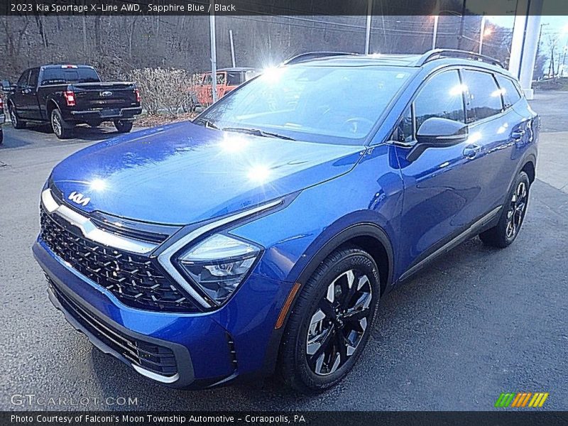Sapphire Blue / Black 2023 Kia Sportage X-Line AWD