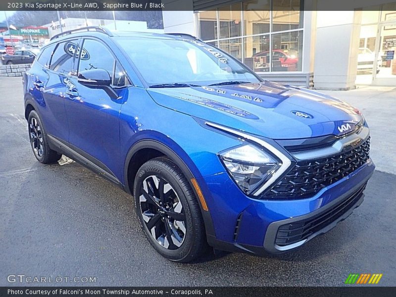 Sapphire Blue / Black 2023 Kia Sportage X-Line AWD