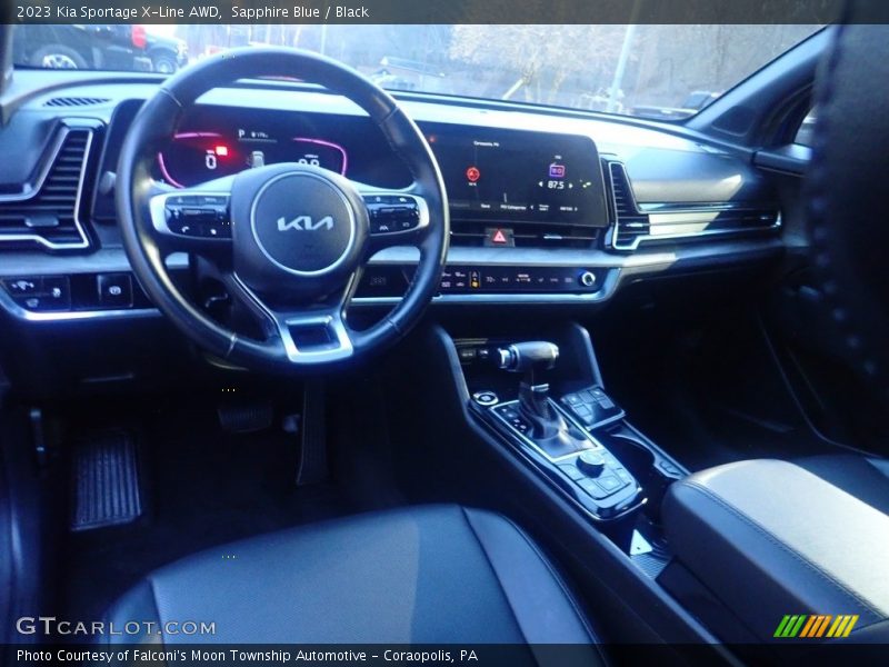 Sapphire Blue / Black 2023 Kia Sportage X-Line AWD