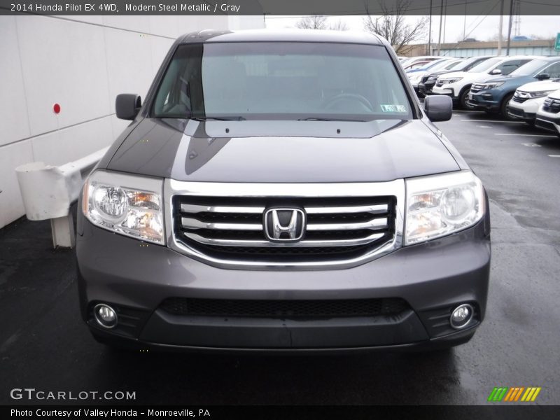 Modern Steel Metallic / Gray 2014 Honda Pilot EX 4WD