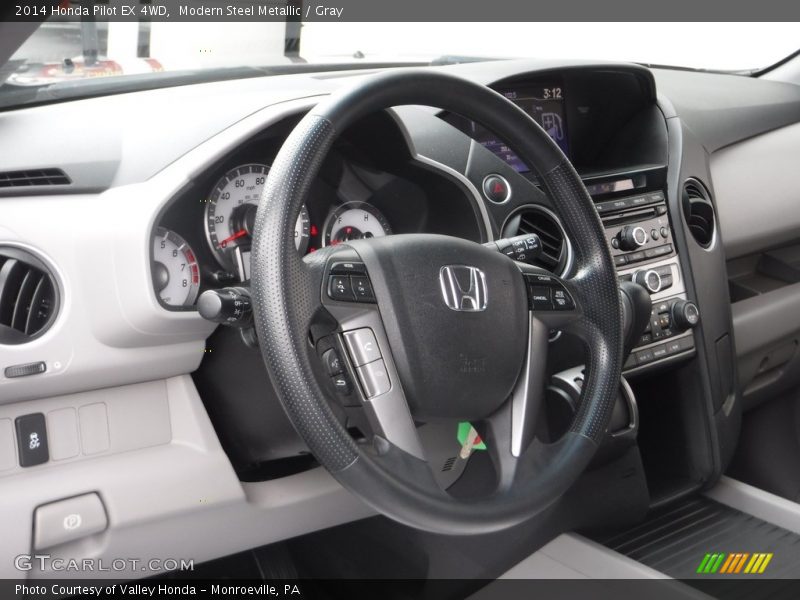 Modern Steel Metallic / Gray 2014 Honda Pilot EX 4WD