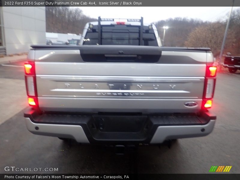 Iconic Silver / Black Onyx 2022 Ford F350 Super Duty Platinum Crew Cab 4x4
