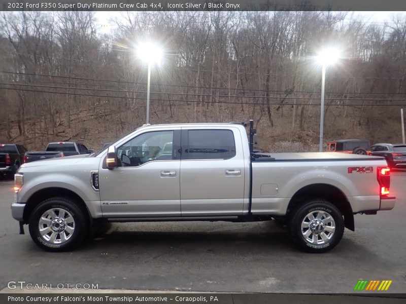 Iconic Silver / Black Onyx 2022 Ford F350 Super Duty Platinum Crew Cab 4x4
