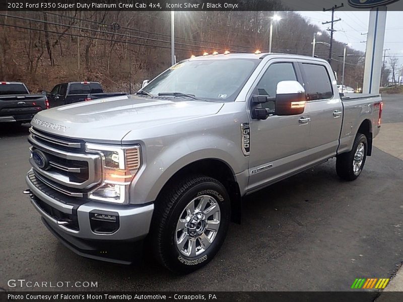 Iconic Silver / Black Onyx 2022 Ford F350 Super Duty Platinum Crew Cab 4x4