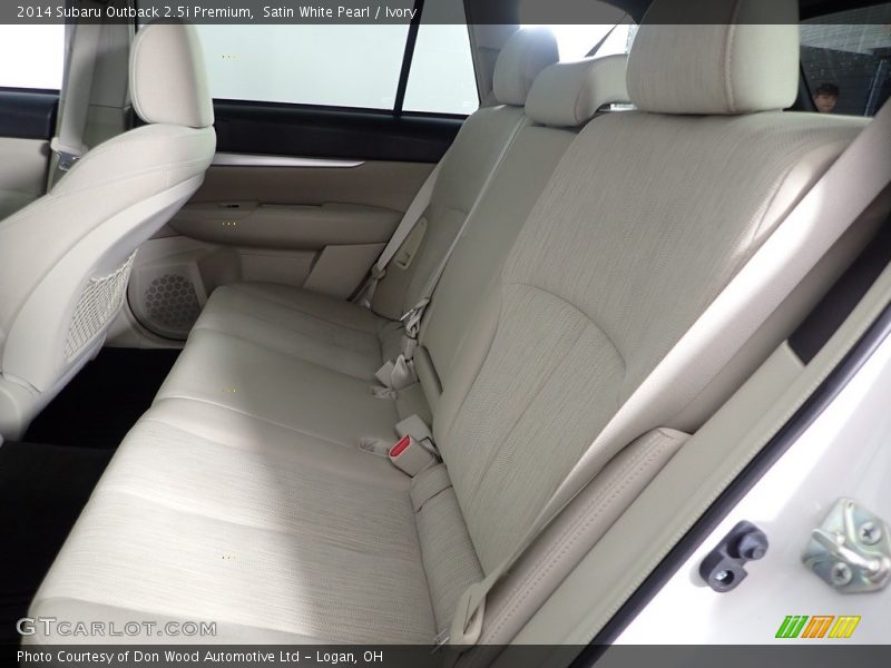 Satin White Pearl / Ivory 2014 Subaru Outback 2.5i Premium