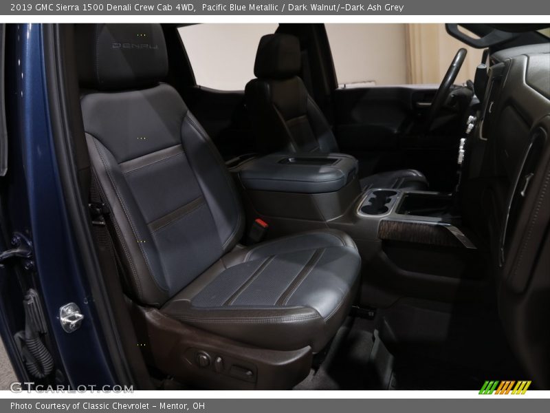 Pacific Blue Metallic / Dark Walnut/­Dark Ash Grey 2019 GMC Sierra 1500 Denali Crew Cab 4WD
