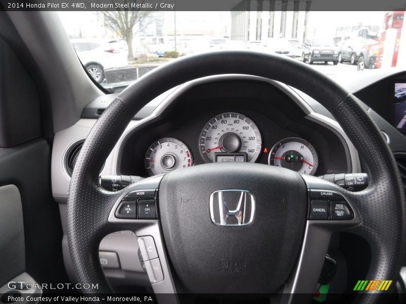 Modern Steel Metallic / Gray 2014 Honda Pilot EX 4WD