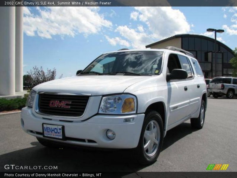 Summit White / Medium Pewter 2002 GMC Envoy XL SLE 4x4