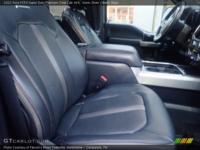 Iconic Silver / Black Onyx 2022 Ford F350 Super Duty Platinum Crew Cab 4x4