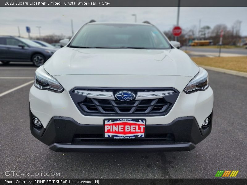 Crystal White Pearl / Gray 2023 Subaru Crosstrek Limited