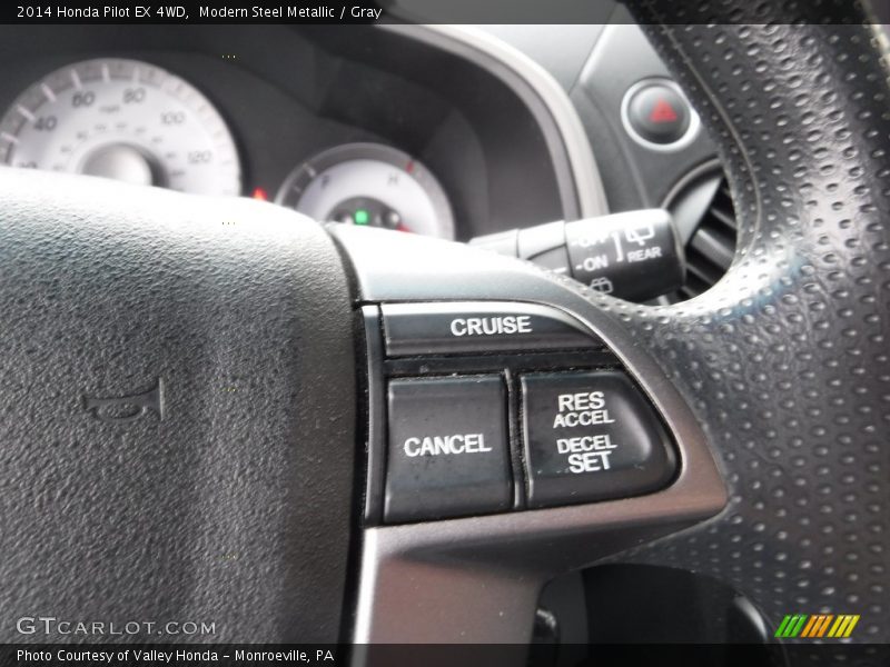 Modern Steel Metallic / Gray 2014 Honda Pilot EX 4WD
