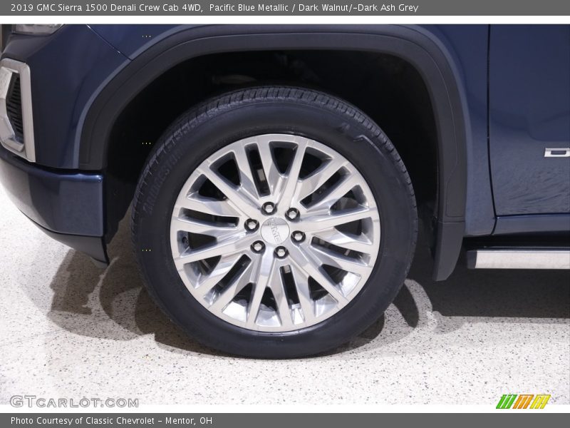 Pacific Blue Metallic / Dark Walnut/­Dark Ash Grey 2019 GMC Sierra 1500 Denali Crew Cab 4WD