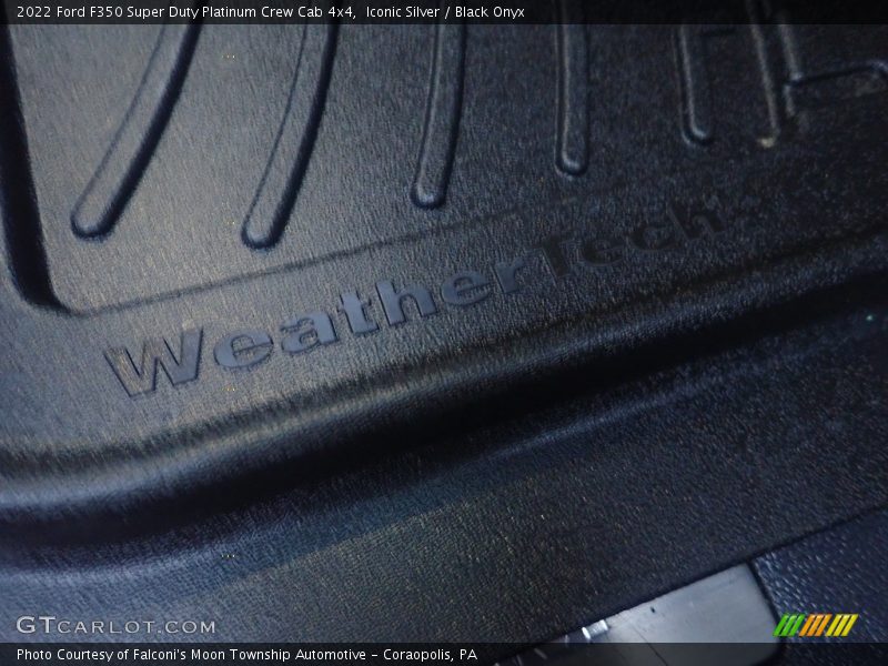 Iconic Silver / Black Onyx 2022 Ford F350 Super Duty Platinum Crew Cab 4x4
