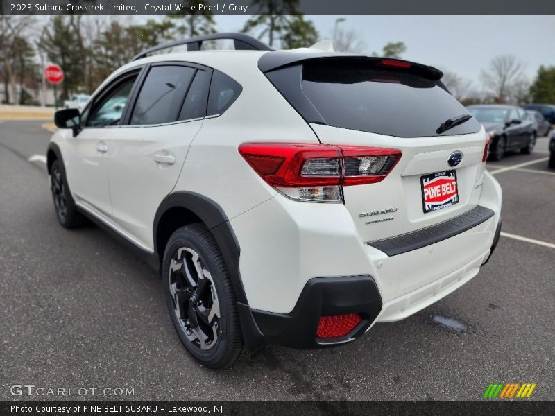 Crystal White Pearl / Gray 2023 Subaru Crosstrek Limited