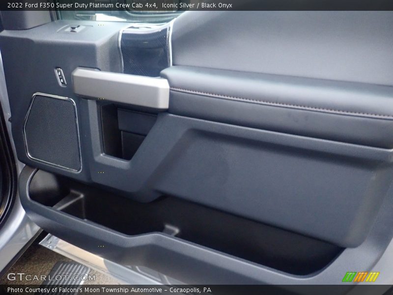 Iconic Silver / Black Onyx 2022 Ford F350 Super Duty Platinum Crew Cab 4x4