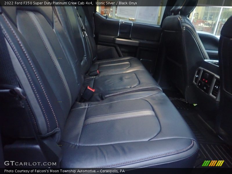 Iconic Silver / Black Onyx 2022 Ford F350 Super Duty Platinum Crew Cab 4x4