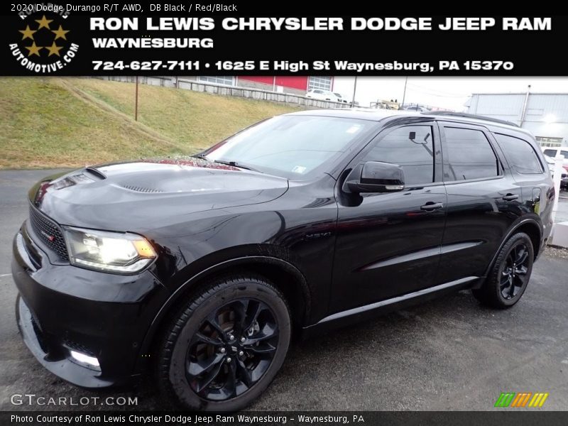 DB Black / Red/Black 2020 Dodge Durango R/T AWD