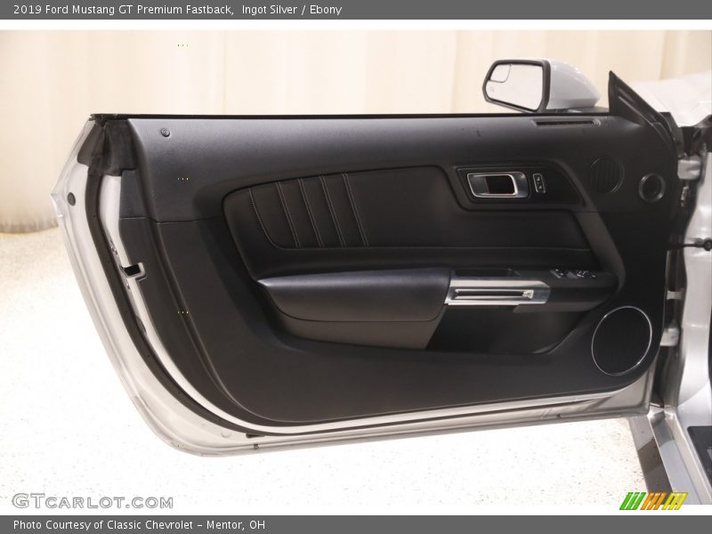 Ingot Silver / Ebony 2019 Ford Mustang GT Premium Fastback