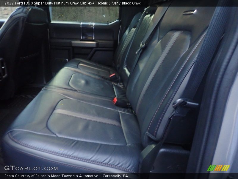 Iconic Silver / Black Onyx 2022 Ford F350 Super Duty Platinum Crew Cab 4x4