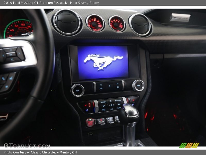 Ingot Silver / Ebony 2019 Ford Mustang GT Premium Fastback
