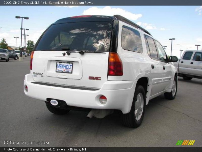 Summit White / Medium Pewter 2002 GMC Envoy XL SLE 4x4